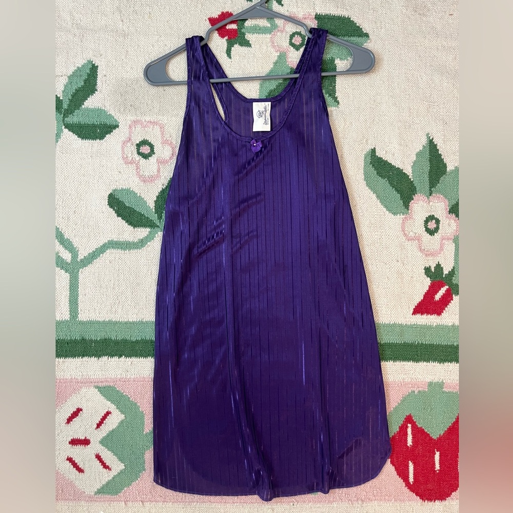 Vintage Purple Slip Dress
